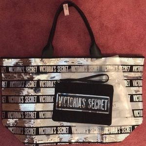 VS sequin tote bag